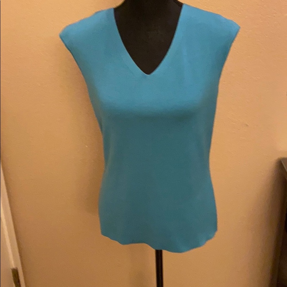 AT sleeveless sweater